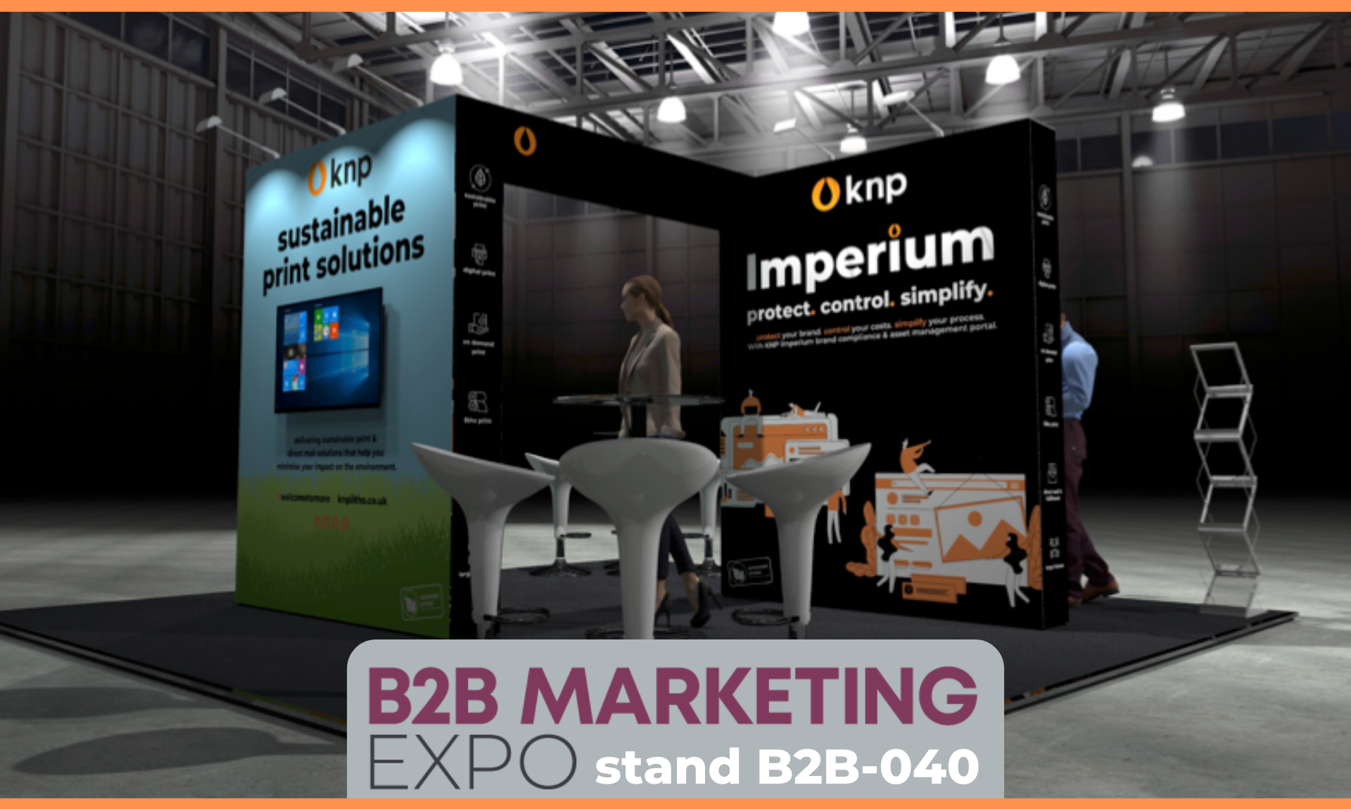 KNP | B2B Marketing Expo 2021 stand blog post image